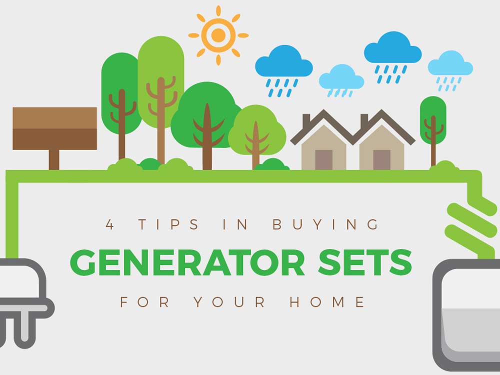 4 Tips in Buying Generator Sets for Your Home