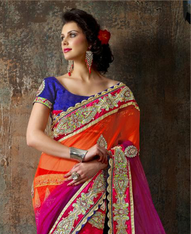 Latest party wear designer sarees in India